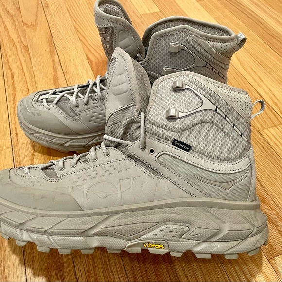 Hoka One One Tor Ultra Hi 2 Waterproof Boot Limited Edition Color: Simply Taupe - Picture 2 of 11